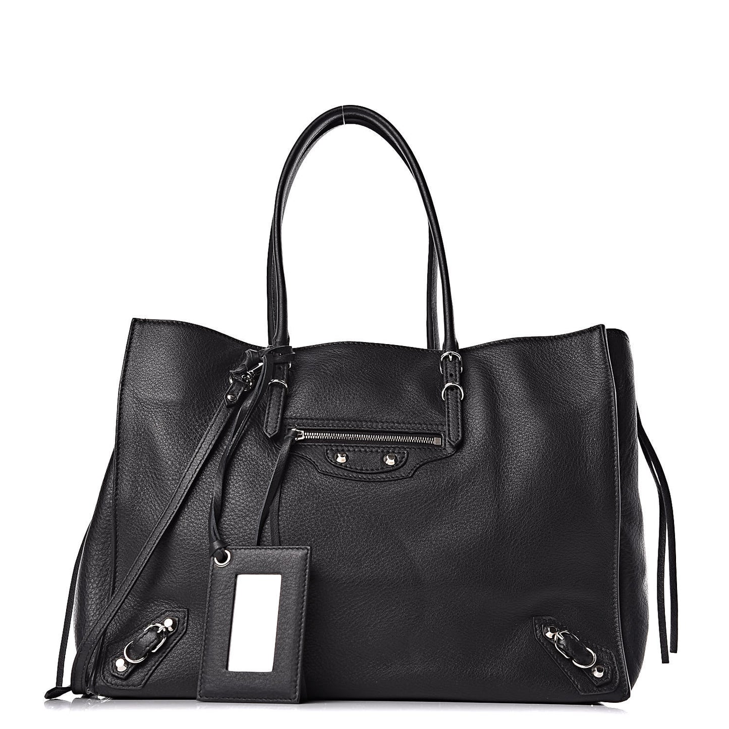 Veau Papier B4 Zip Around Tote Black
