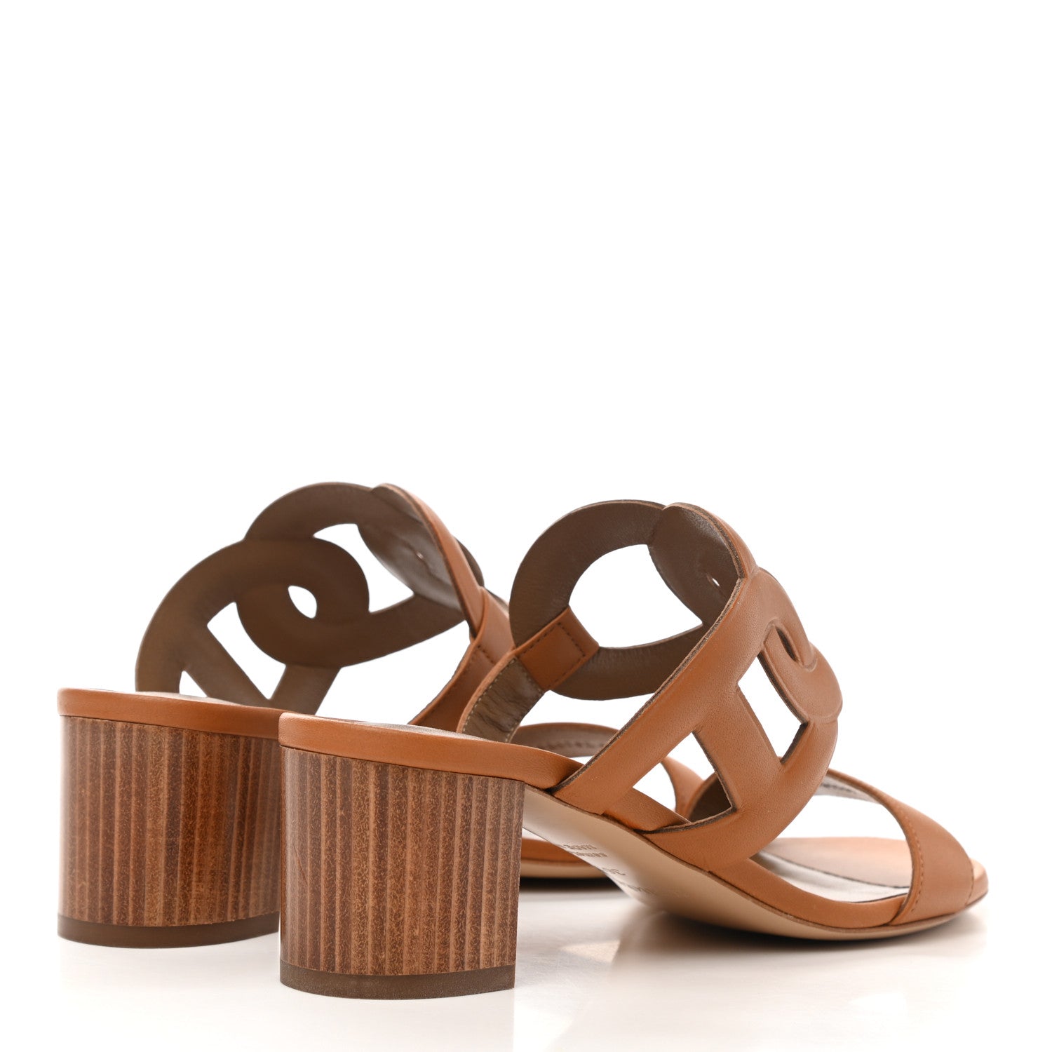 Hermes Nappa Bikini Sandals 36.5 Gold 4 of 11