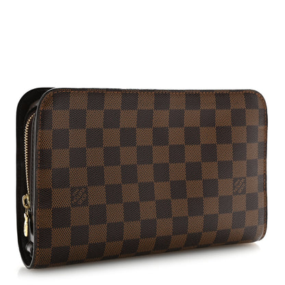 Louis Vuitton Damier Ebene Pochette Saint Louis Clutch 4 of 11
