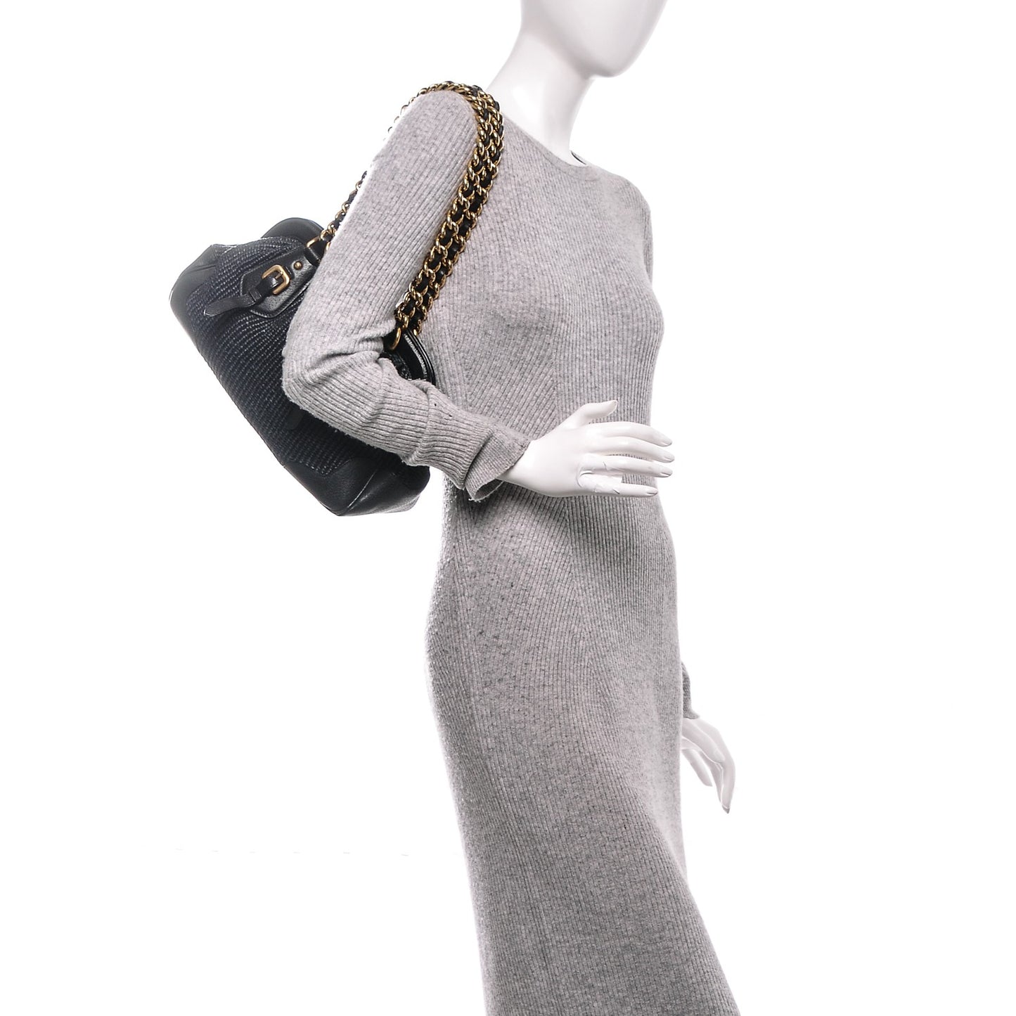 Paglia Cinghiale Frame Tote Black