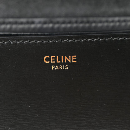 Celine Box Calfskin Small Classic Box Flap Bag Black 6 of 10