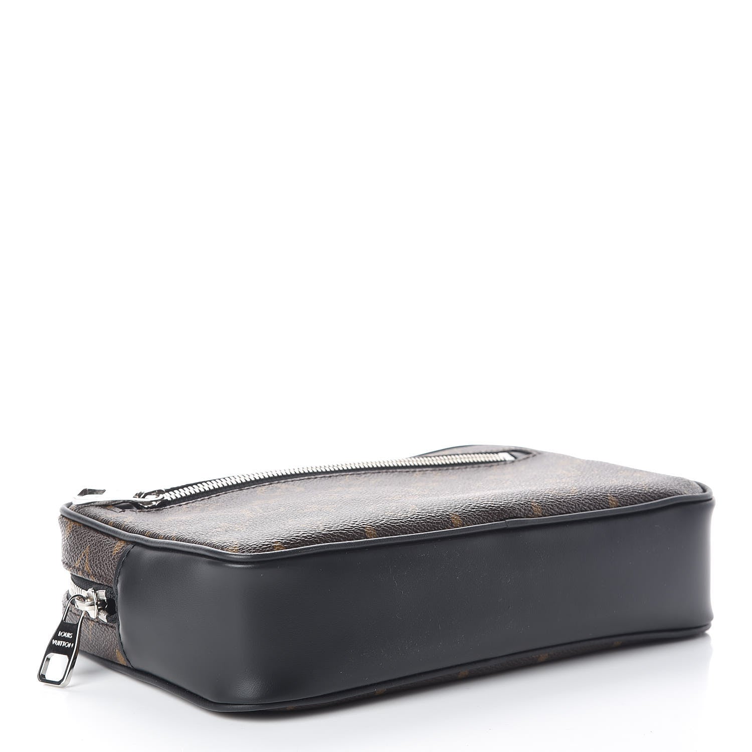 Louis Vuitton Monogram Macassar Kasai Clutch Black 4 of 8