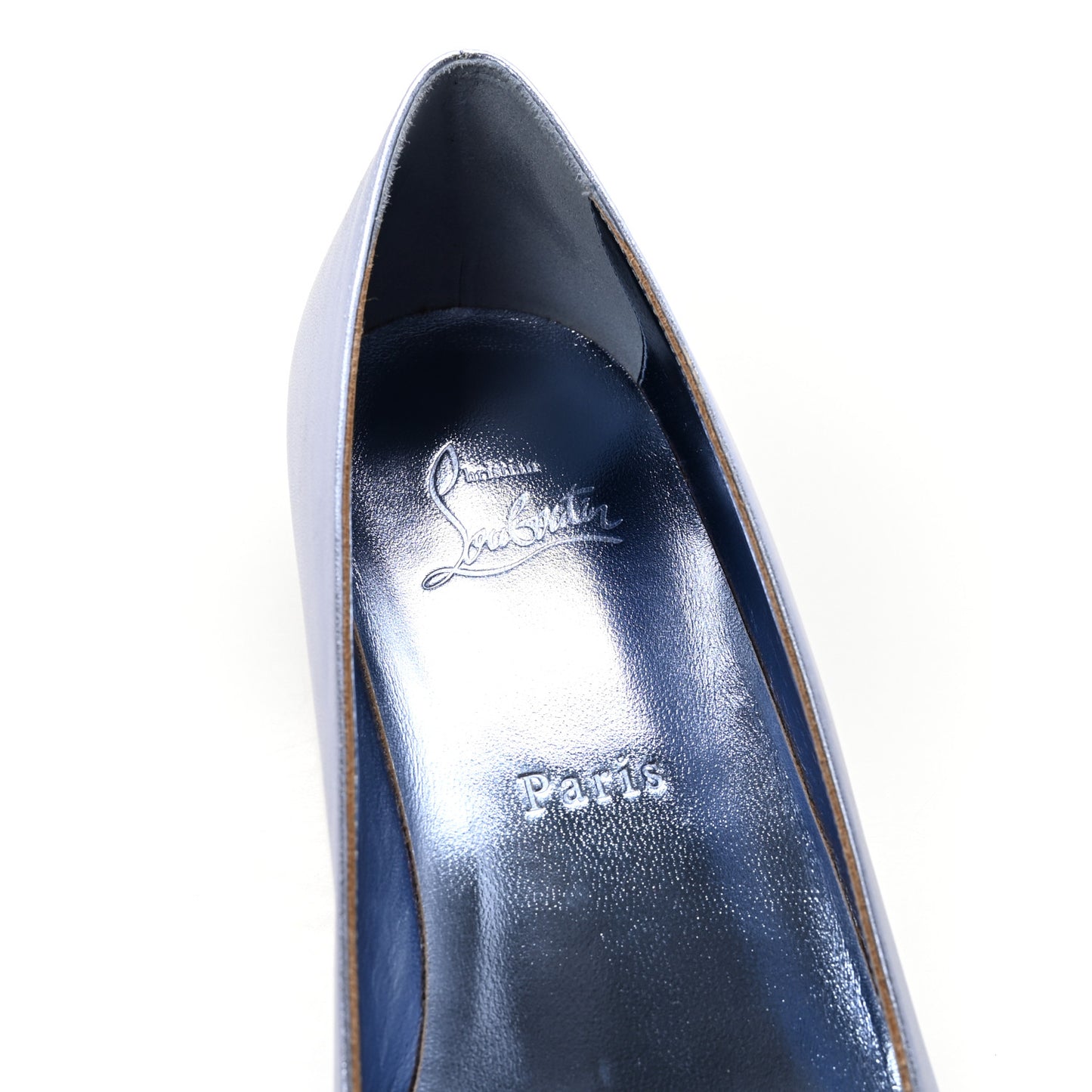 Metallic Nappa Anjalina Flats Flats 37.5 Blue