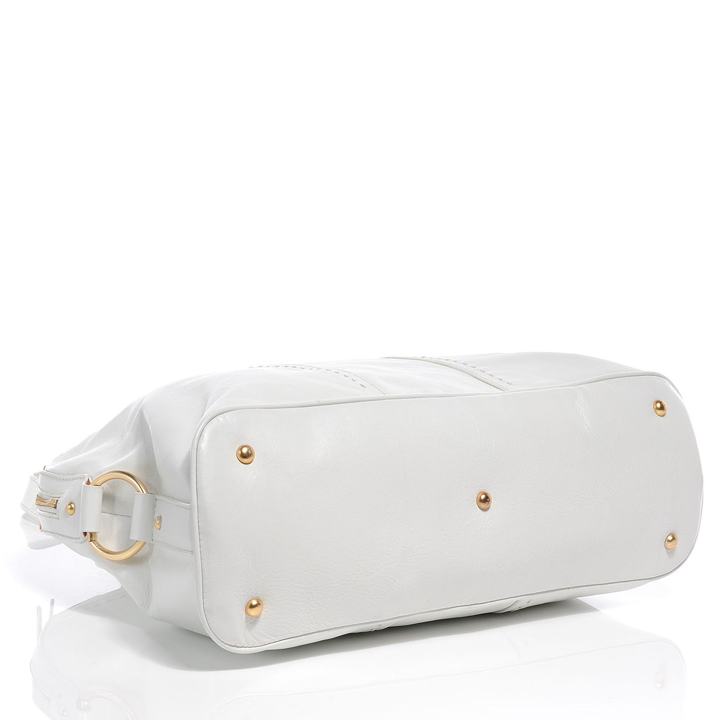 Leather Large Muse Ivory