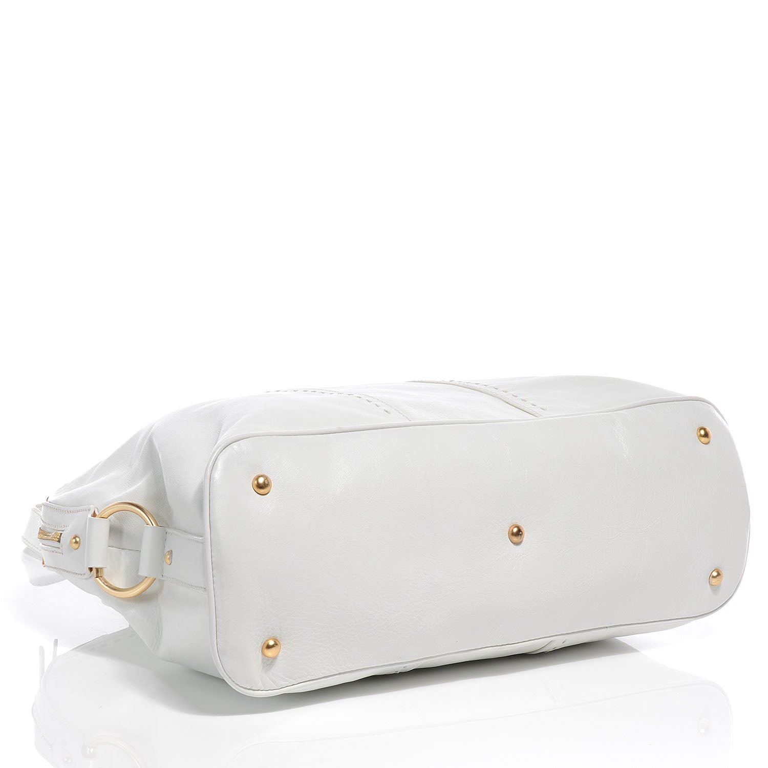Saint Laurent Leather Large Muse Ivory 5 of 8
