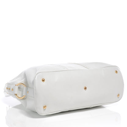 Saint Laurent Leather Large Muse Ivory 5 of 8