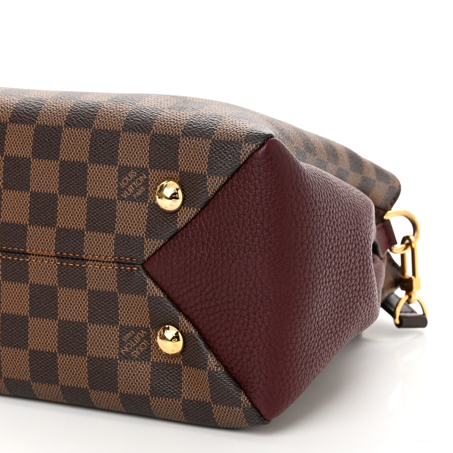Louis Vuitton Damier Ebene Cuir Taurillon Brittany Bordeaux 10 of 17
