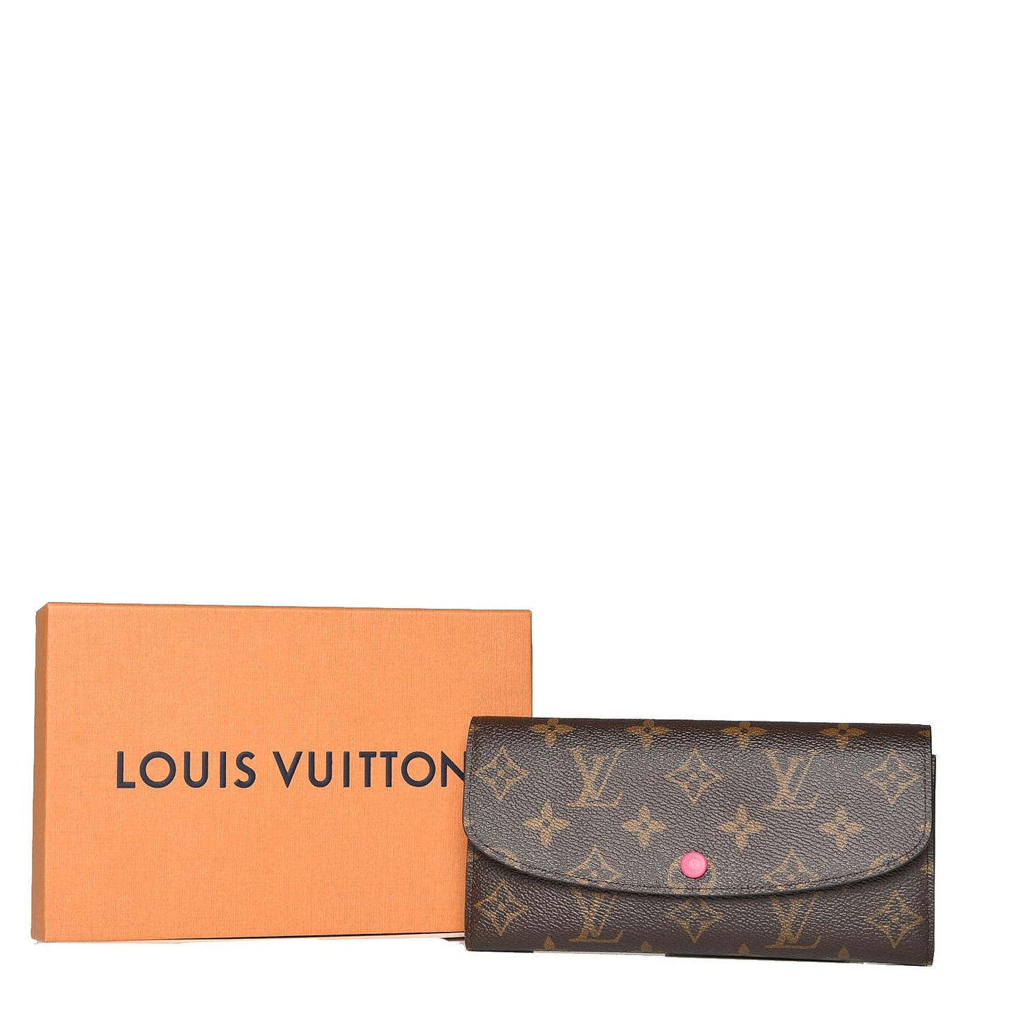 Monogram Emilie Wallet Hot Pink