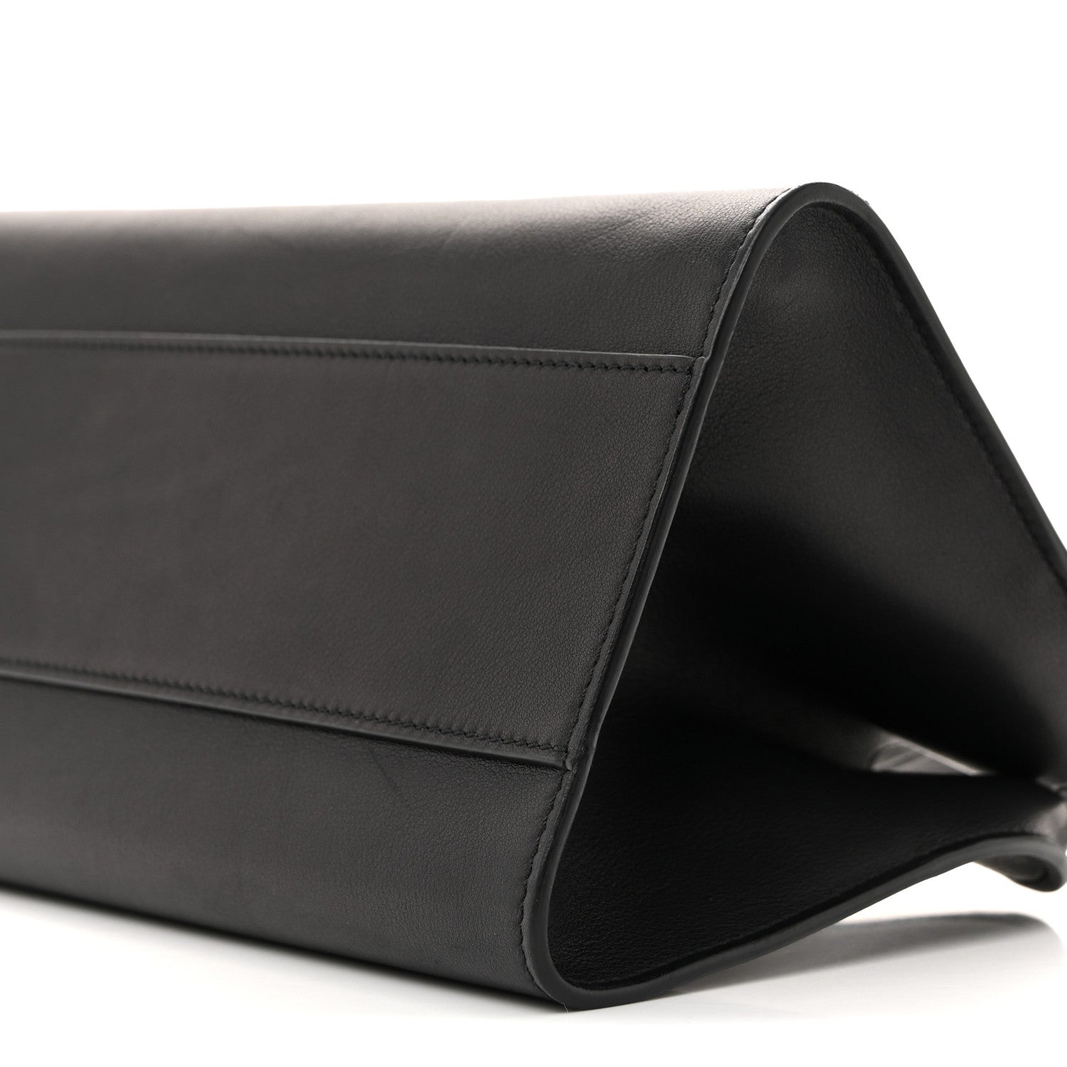 The Row Smooth Calfskin Peggy Bag Black 9 of 9