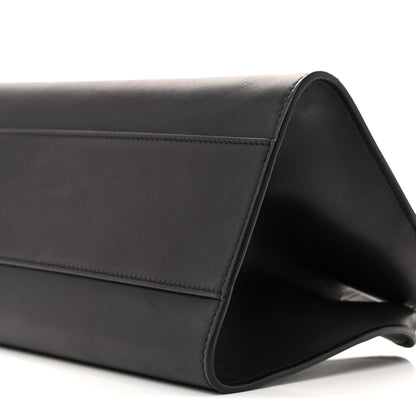 The Row Smooth Calfskin Peggy Bag Black 9 of 9