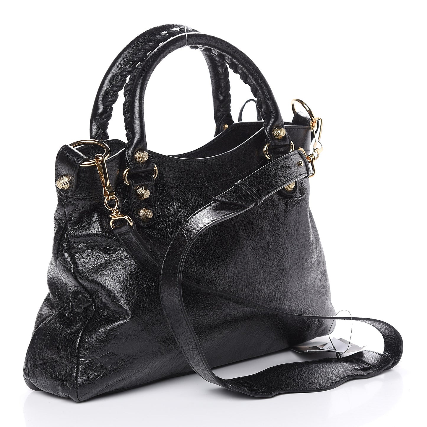 Agneau Giant 12 Gold Hardware Town Black