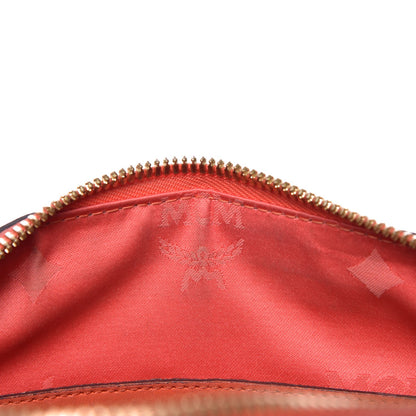 MCM Monogram Patent Zip Top Tote Orange 21 of 23