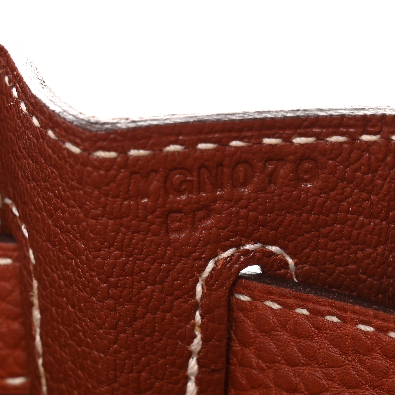 Hermes Togo Kelly Retourne 28 Sienne 7 of 13