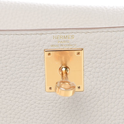 Hermes Togo Kelly Ado Backpack Beton 7 of 9
