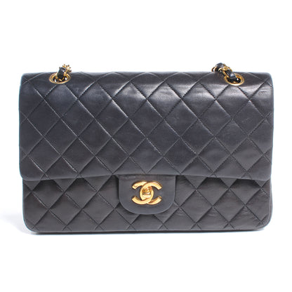 Chanel Lambskin Medium Double Flap Black 1 of 8