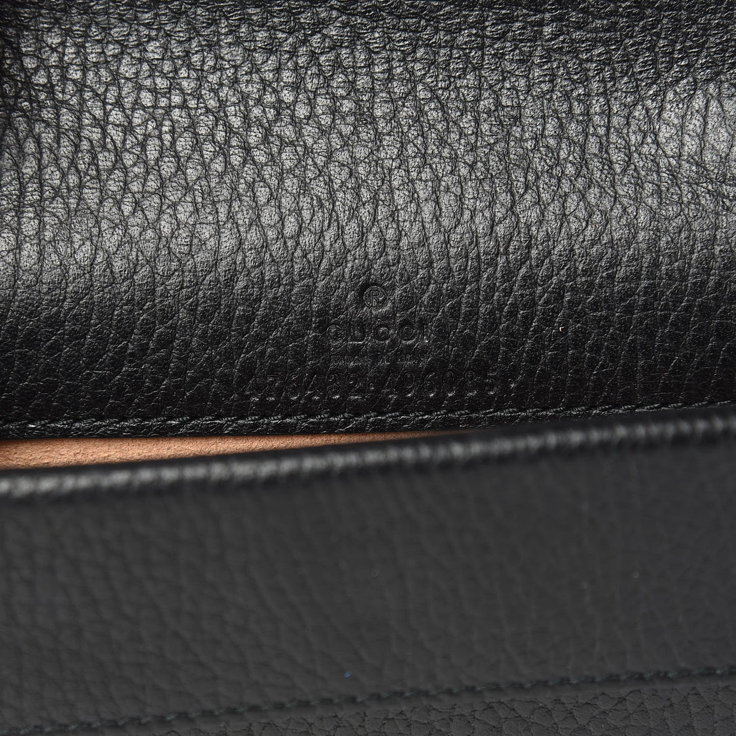 Calfskin Super Mini Dionysus Shoulder Bag Black