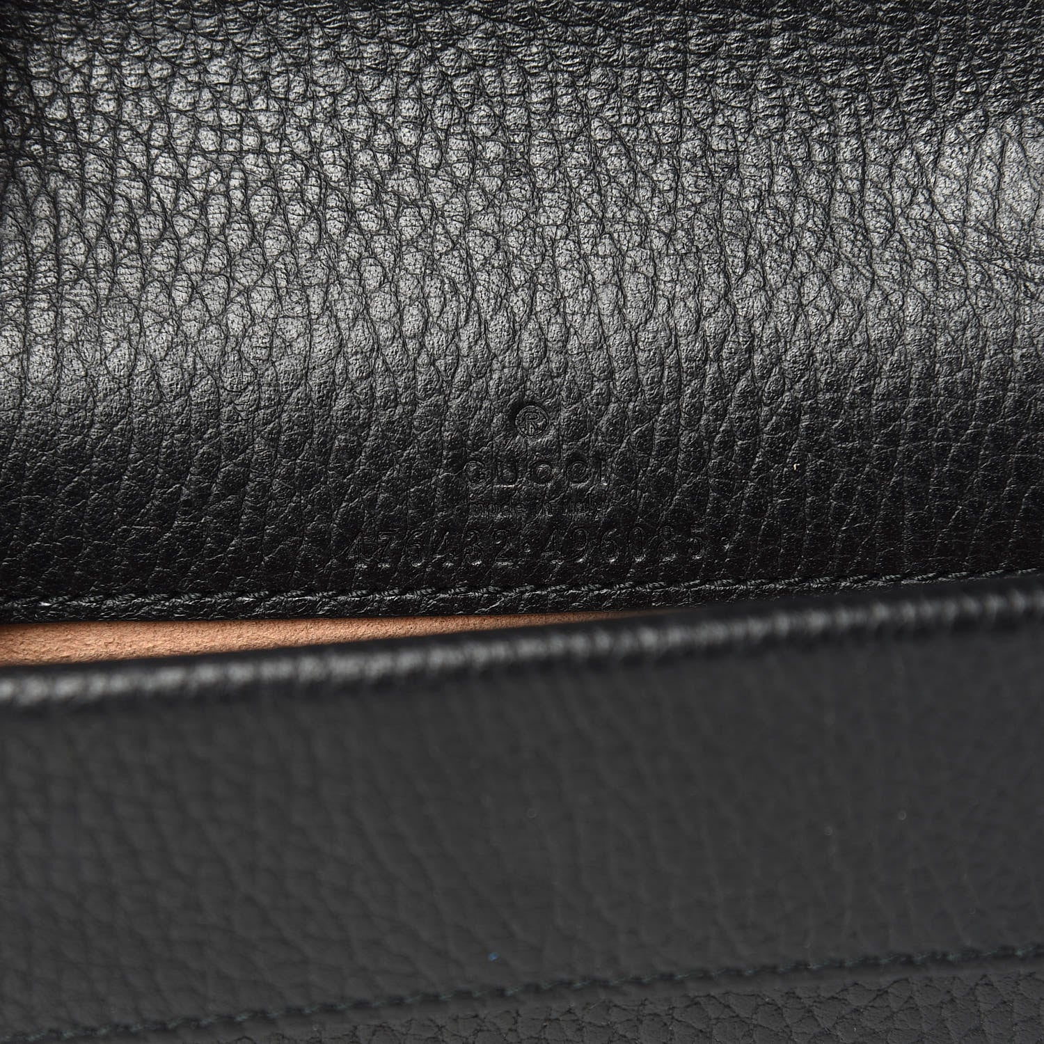 Gucci Calfskin Super Mini Dionysus Shoulder Bag Black 6 of 9