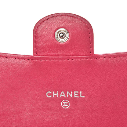 Chanel Lambskin Quilted Small Flap Wallet Pink 6 of 12