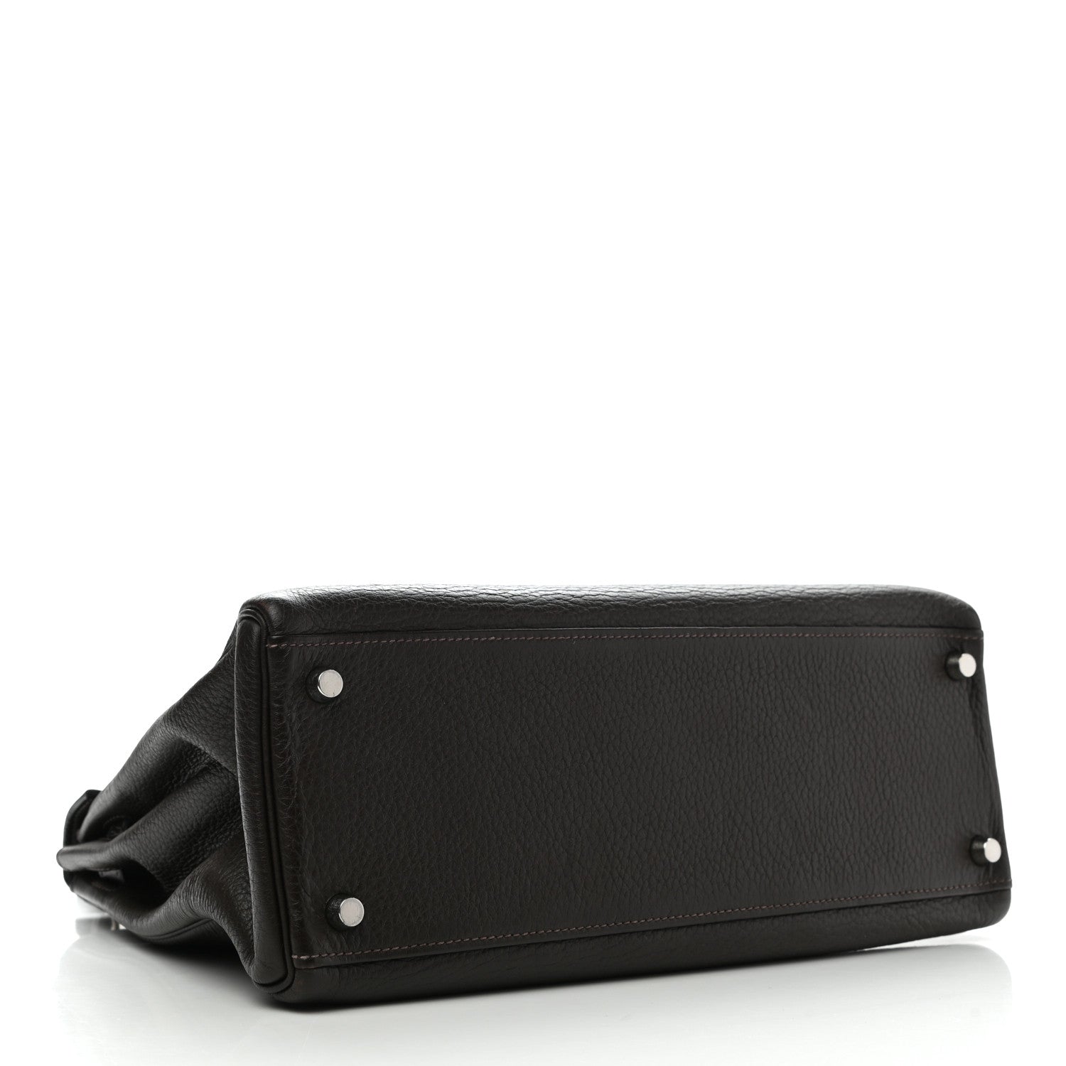 Hermes Togo Kelly Retourne 32 Marron Fonce 3 of 11