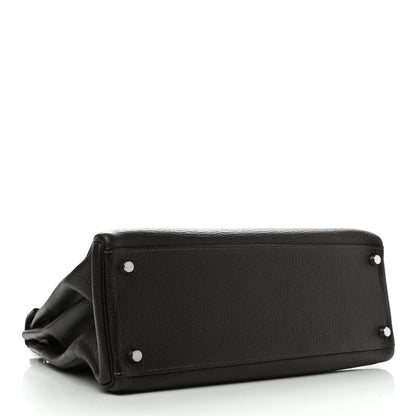 Hermes Togo Kelly Retourne 32 Marron Fonce 3 of 11