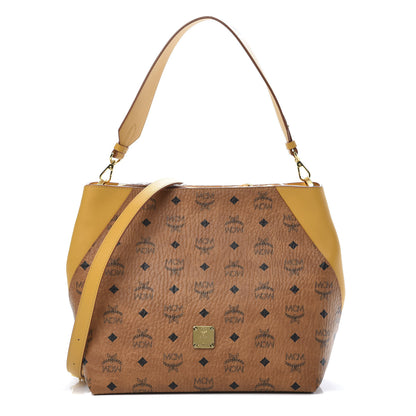 MCM Visetos Medium Klara Hobo Cognac Yellow 1 of 10