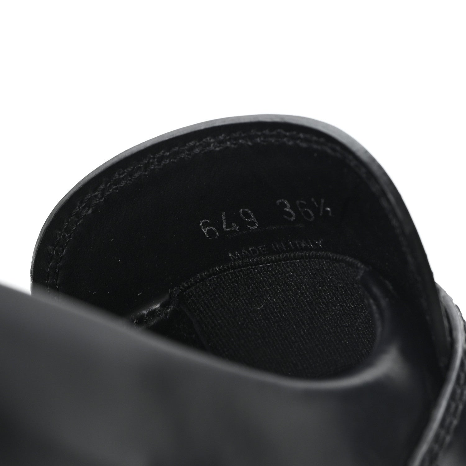 Prada Spazzolato Rois Metal Triangle Logo Monolith 55mm Loafers 36.5 Black 9 of 9