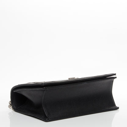 Christian Dior Grained Calfskin Medium Diorama Flap Bag Black 4 of 7