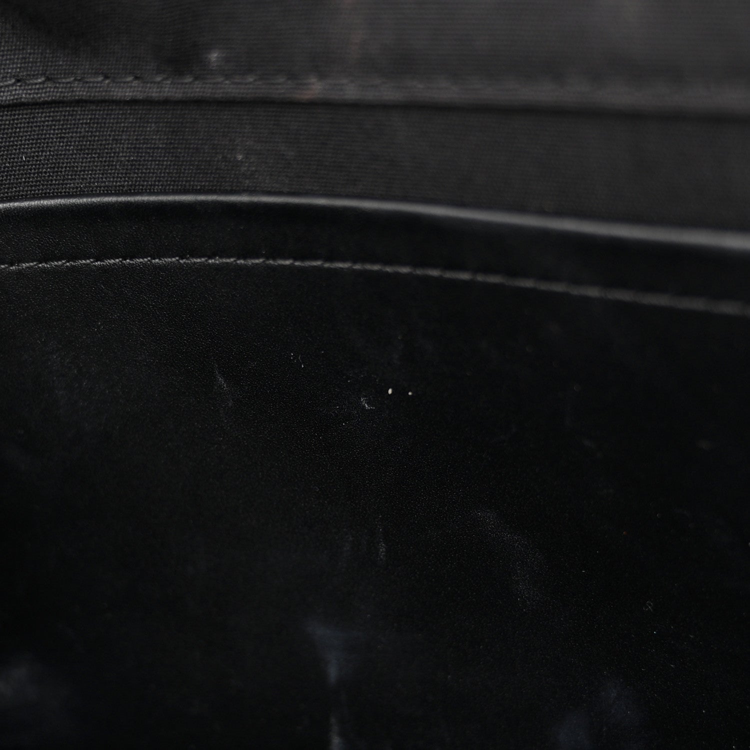 Louis Vuitton Patent Louise Clutch Black 8 of 10