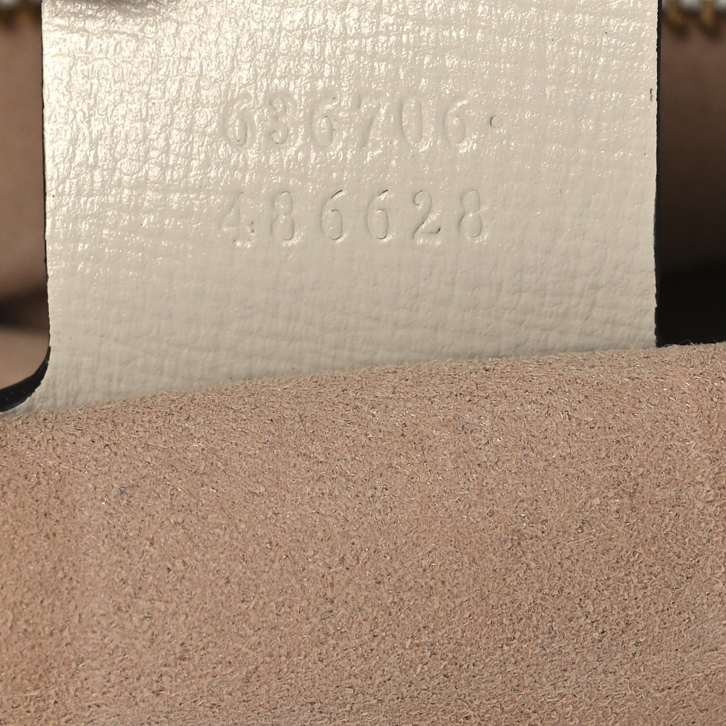GG Supreme Monogram Azalea Calfskin Web Small Jackie 1961 Hobo Beige Ebony Mystic White