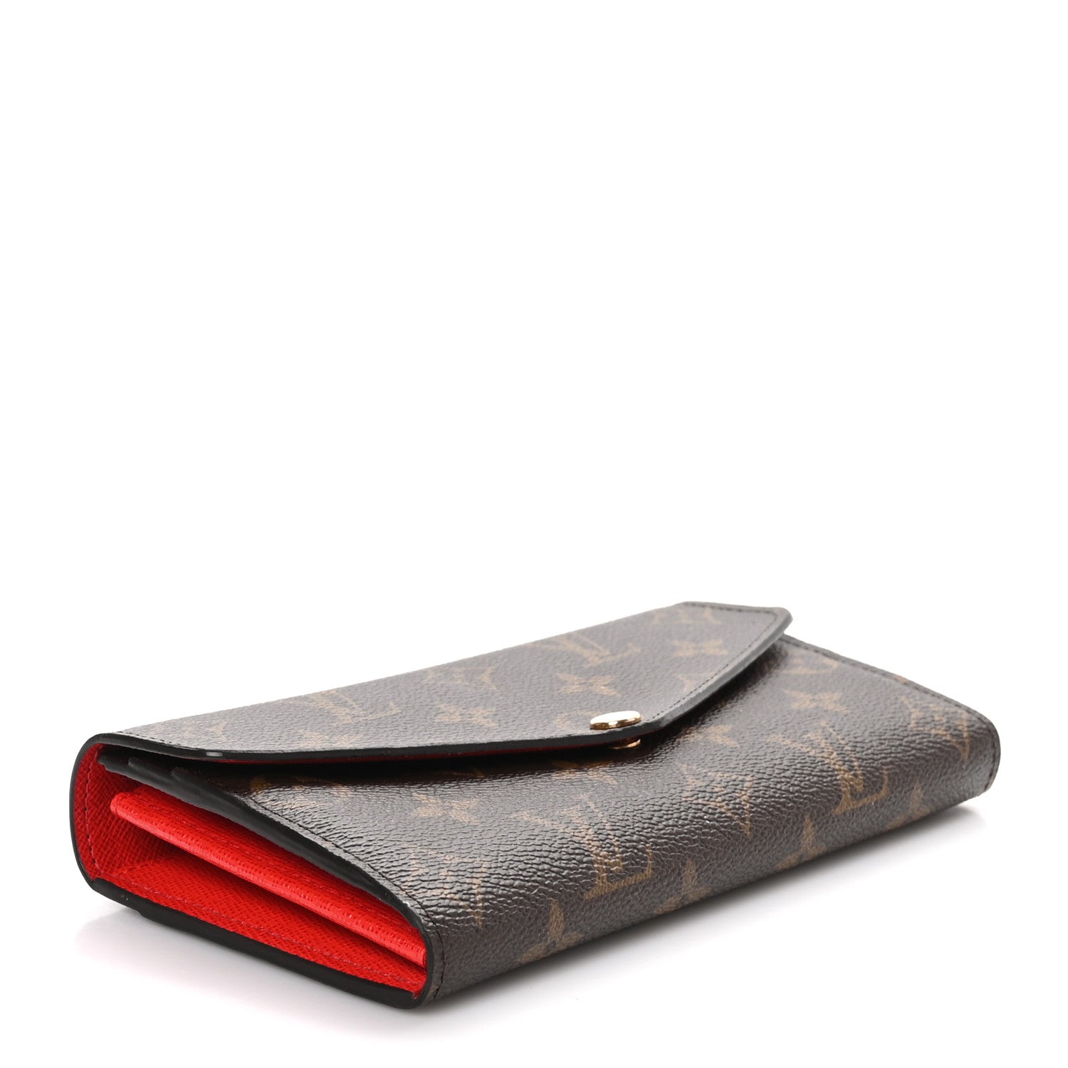 Louis Vuitton Monogram Sarah Wallet NM Coquelicot 4 of 11