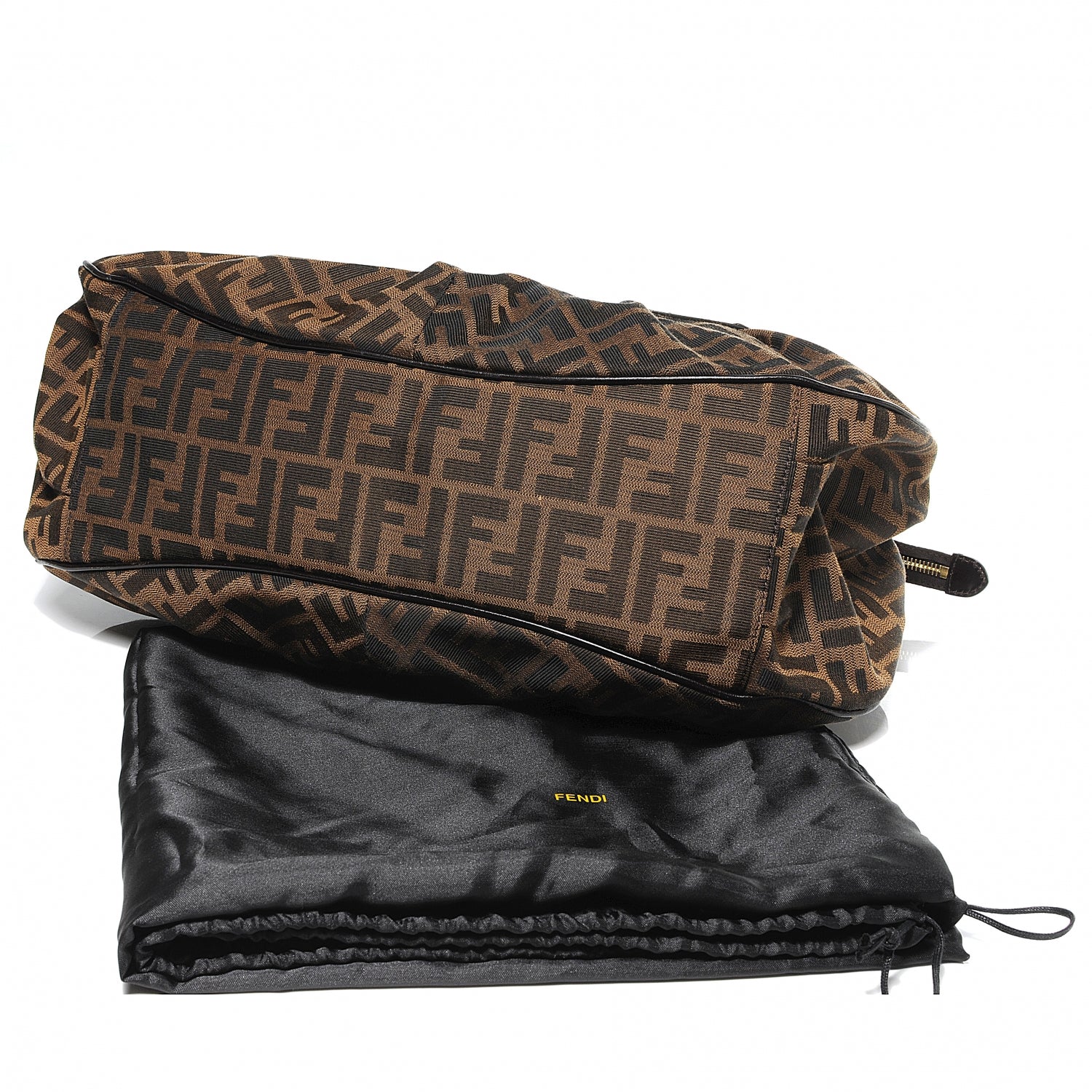 Fendi Zucca Large Chef Shopper Tote Tobacco 10 of 11