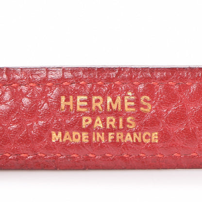 Hermes Taurillon Clemence Retourne Kelly 32 Rouge 29 of 41