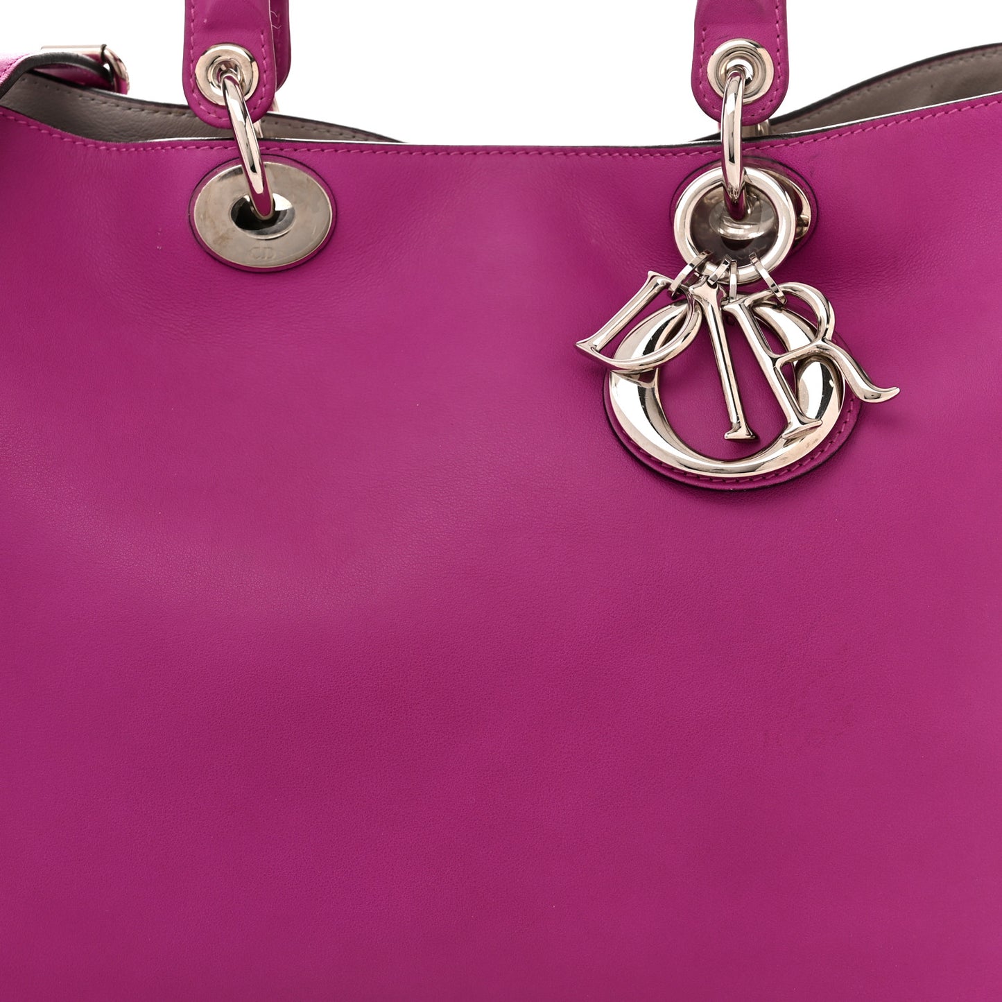 Calfskin Medium Diorissimo Bag Rose Sorbet