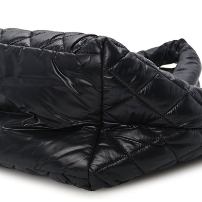 Chanel Nylon Quilted Small Coco Cocoon Tote Black 11 of 11