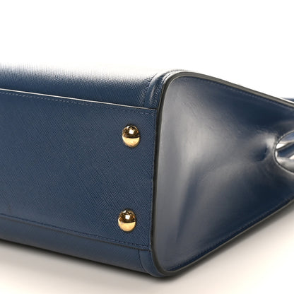 Prada Saffiano Soft Calfskin Large Tote Bluette 9 of 9