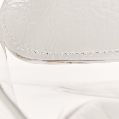 Chanel Crumpled Calfskin PVC Quilted Backpack White 16 of 17