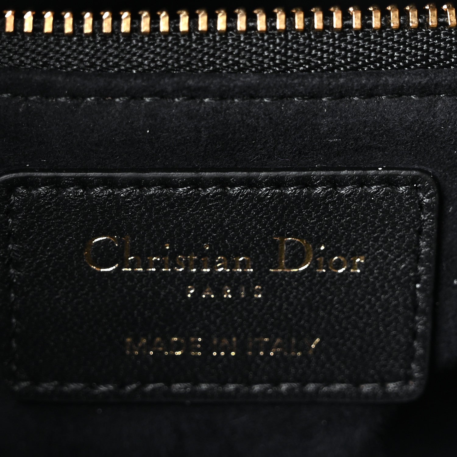 Christian Dior Lambskin Cannage Mini Lady Dior Black 6 of 11