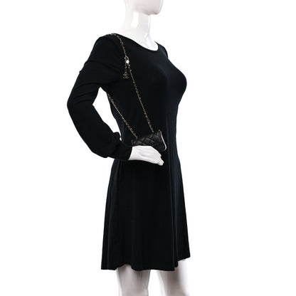 Chanel Caviar Quilted Mini Chain Belt Bag Black 2 of 10