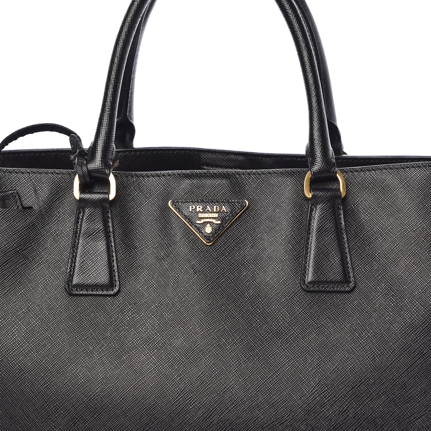 Prada Saffiano Lux Large Tote Black 13 of 19