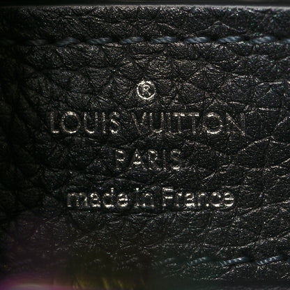 Louis Vuitton Taurillon Capucines BB Scarabeo Iridescent Black 6 of 9