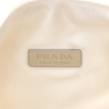 Prada Satin Crystal Mini Re-Edition 2000 Bag White 6 of 10