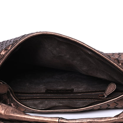 Bottega Veneta Metallic Nappa Intrecciato Large Veneta Hobo Copper 4 of 4