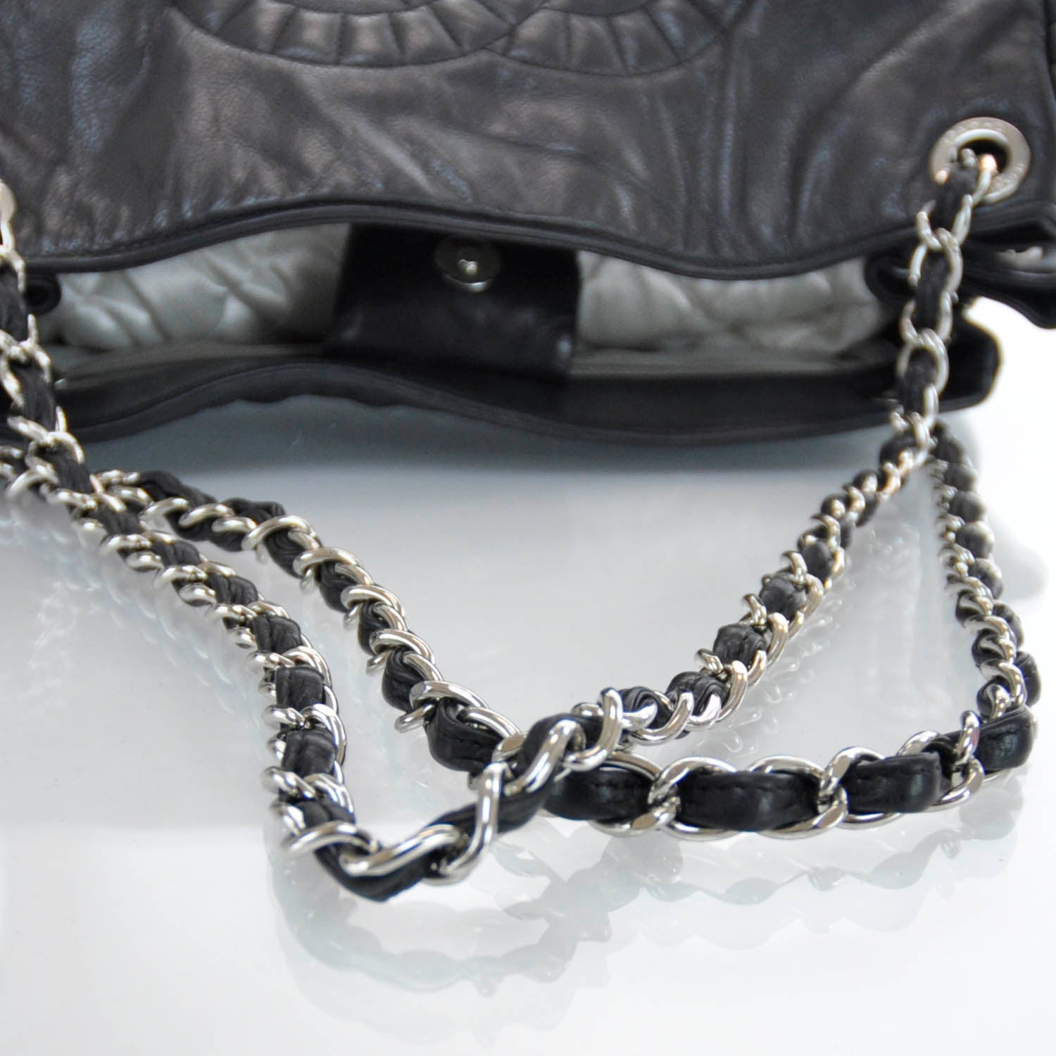 Chanel Calfskin On the Bund Tote Black 5 of 8