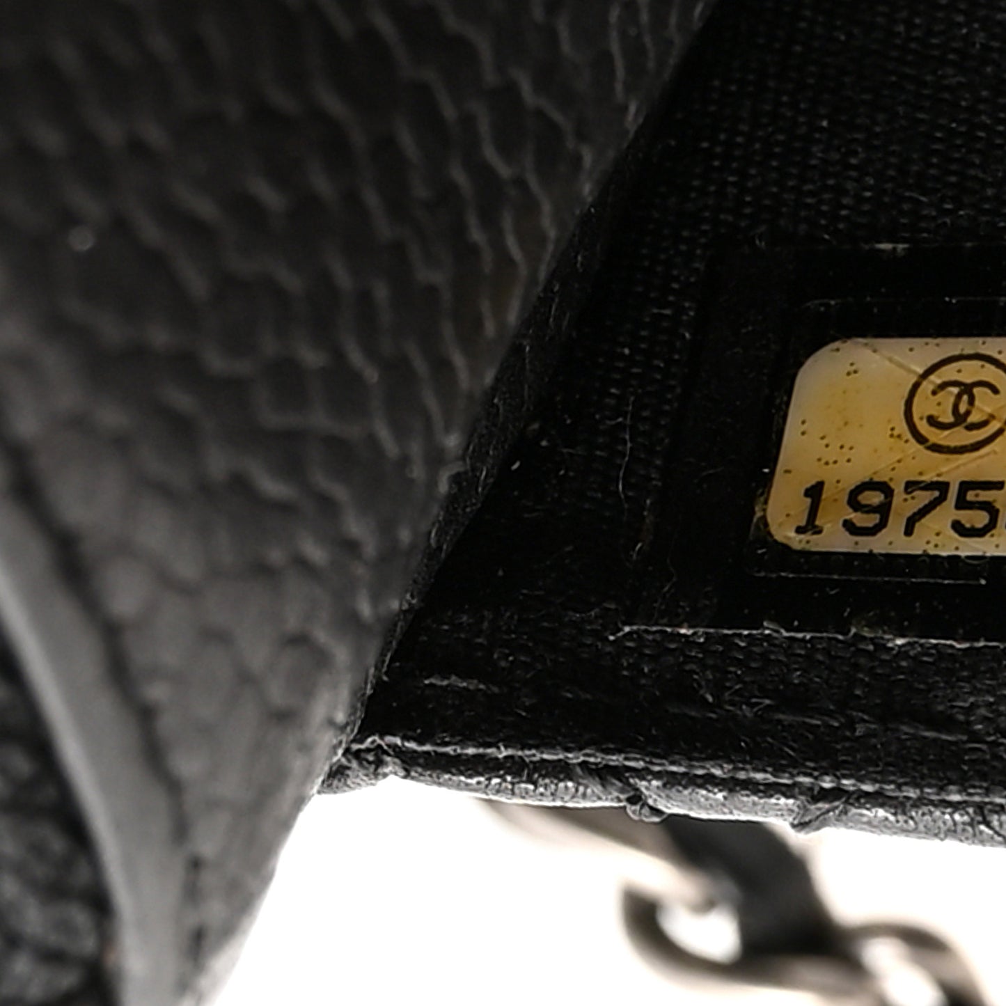 Caviar Quilted Paris Dallas Wallet on Chain WOC Black