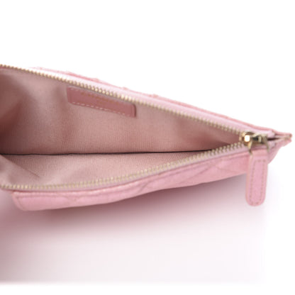 Chanel Iridescent Caviar Quilted Classic iPhone Pouch Rose Pink 5 of 7