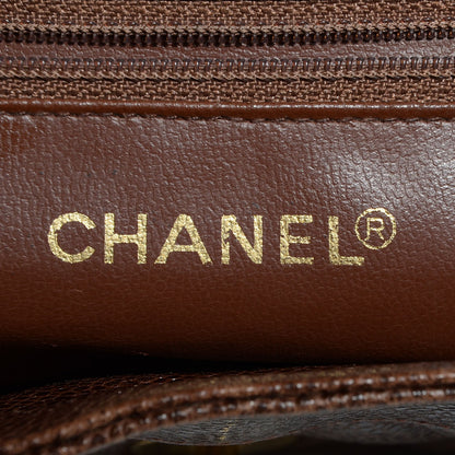 Chanel Caviar Quilted Drawstring Backpack Brown 7 of 7