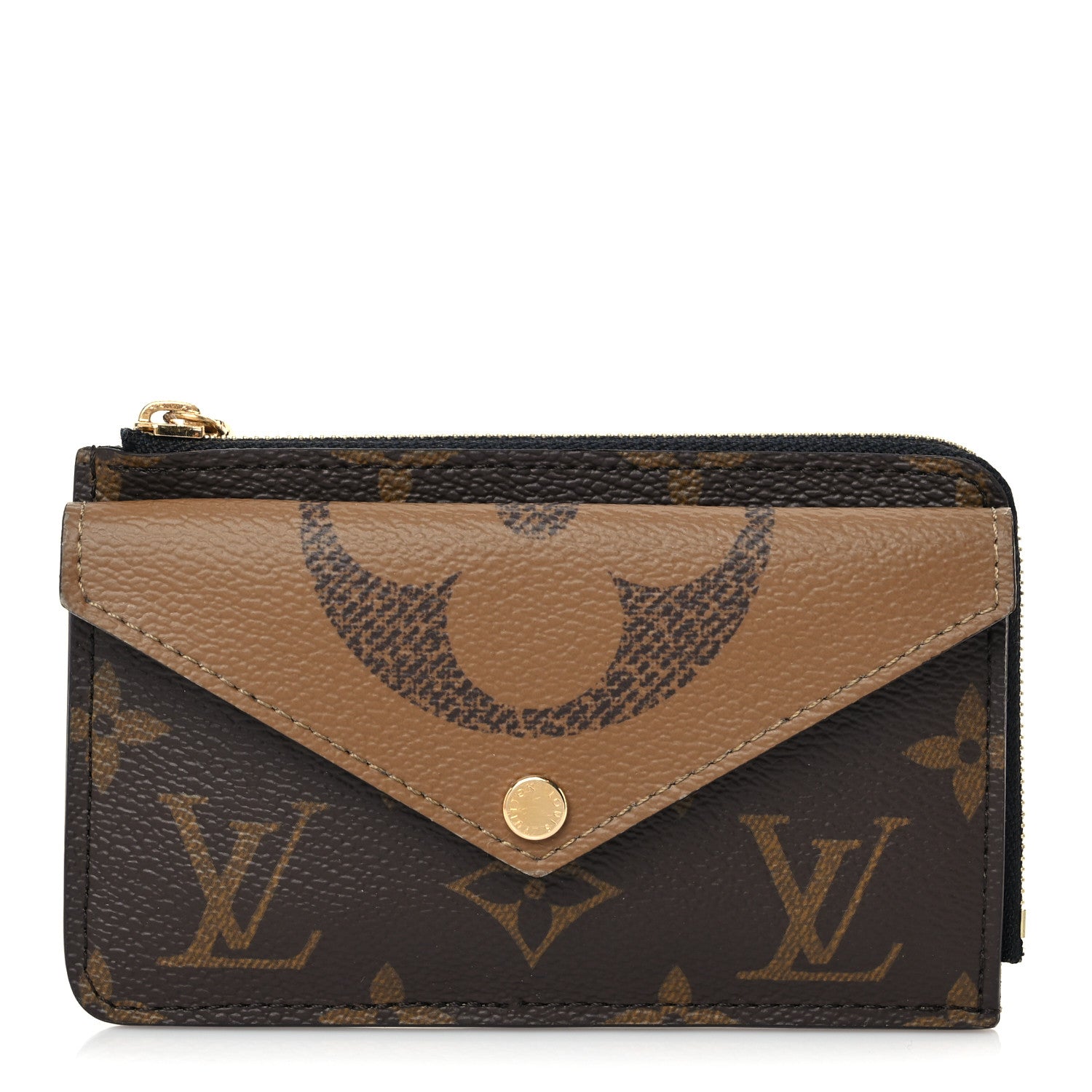 Louis Vuitton Reverse Monogram Recto Verso Card Holder Brown 1 of 7