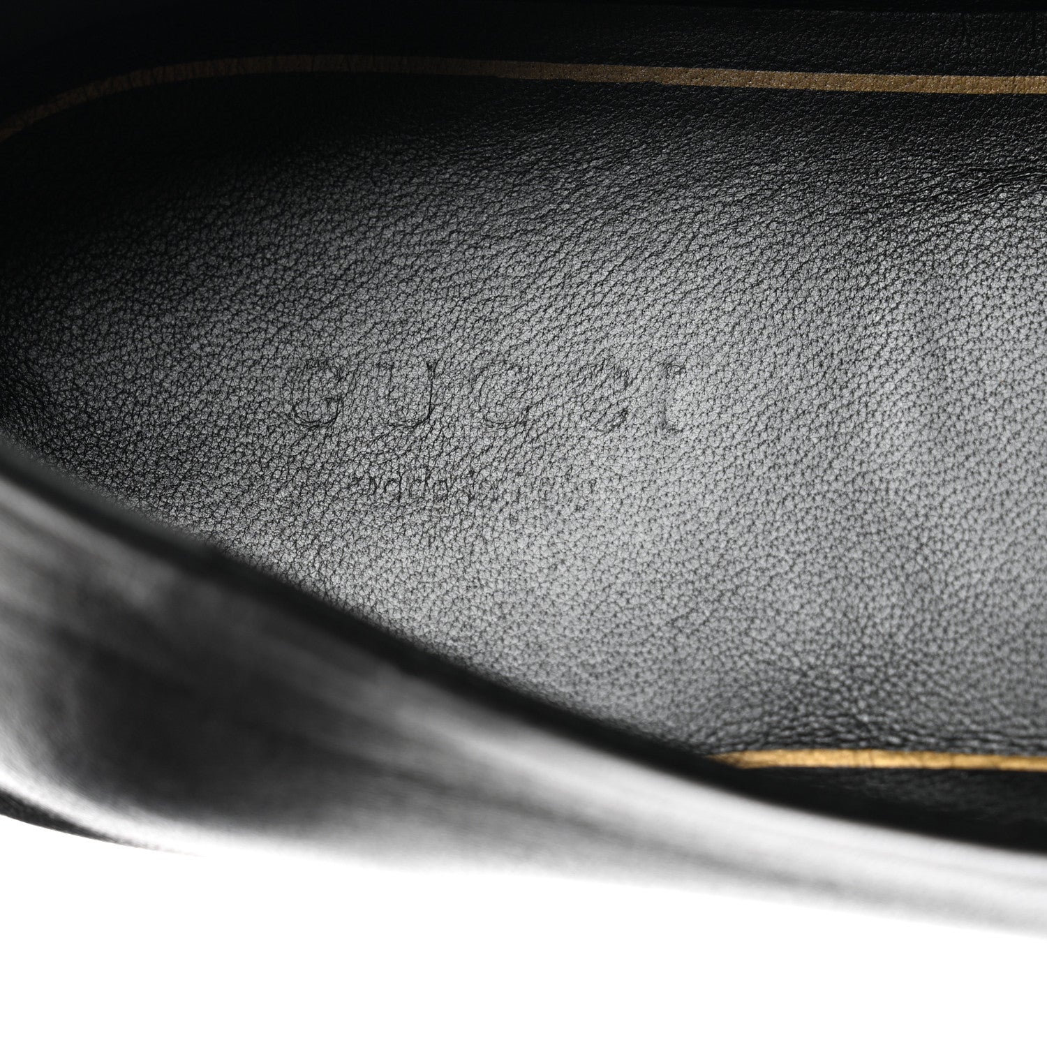Gucci Calfskin Bayadere Bee Ballerina Flats 39.5 Black 8 of 10