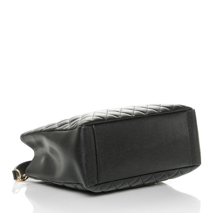 Chanel Caviar Quilted Grand Shopping Tote GST Black 4 of 7