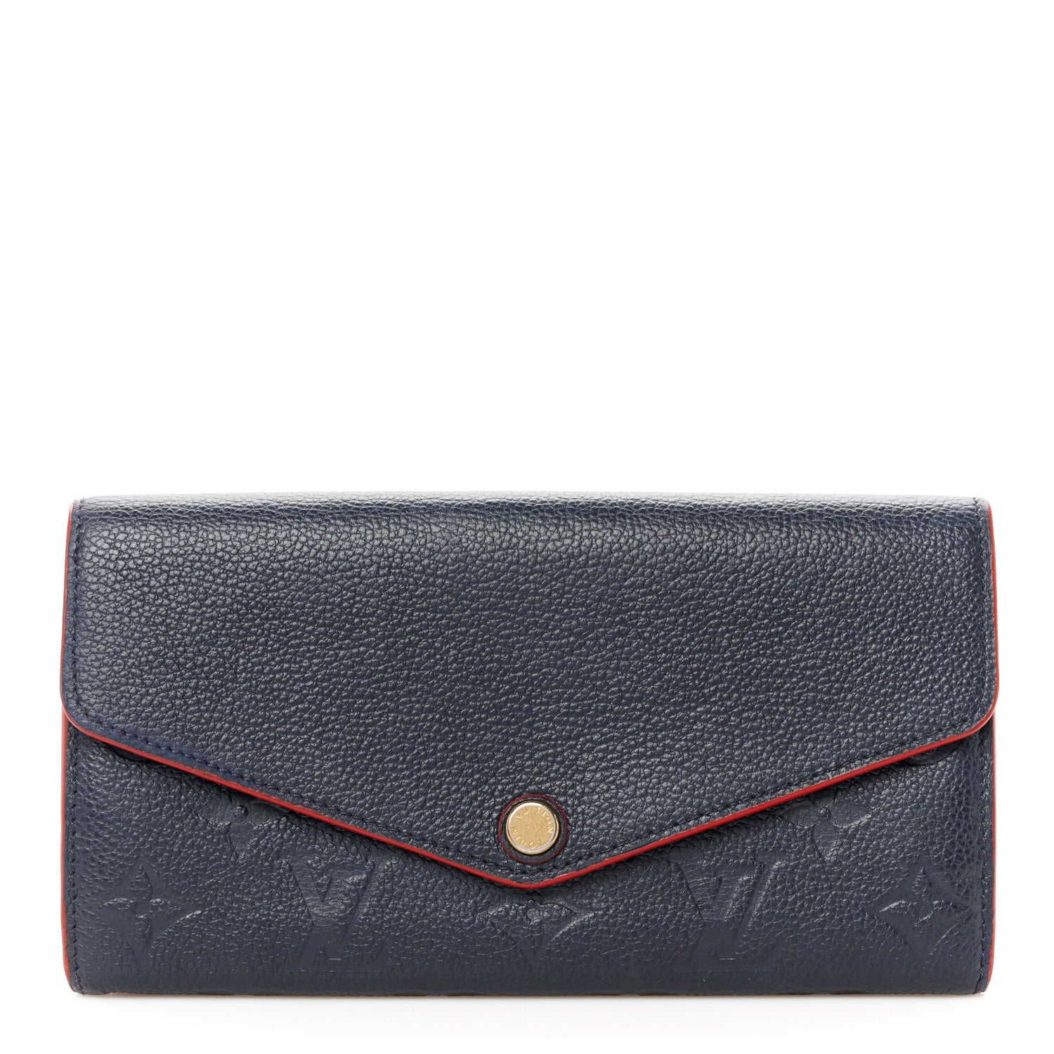 Louis Vuitton Empreinte Sarah Wallet NM Marine Rouge 1 of 8